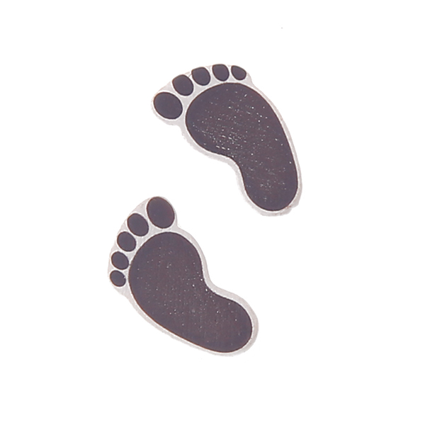 Motif bead baby feet - 1 pair white 29 in stock 
